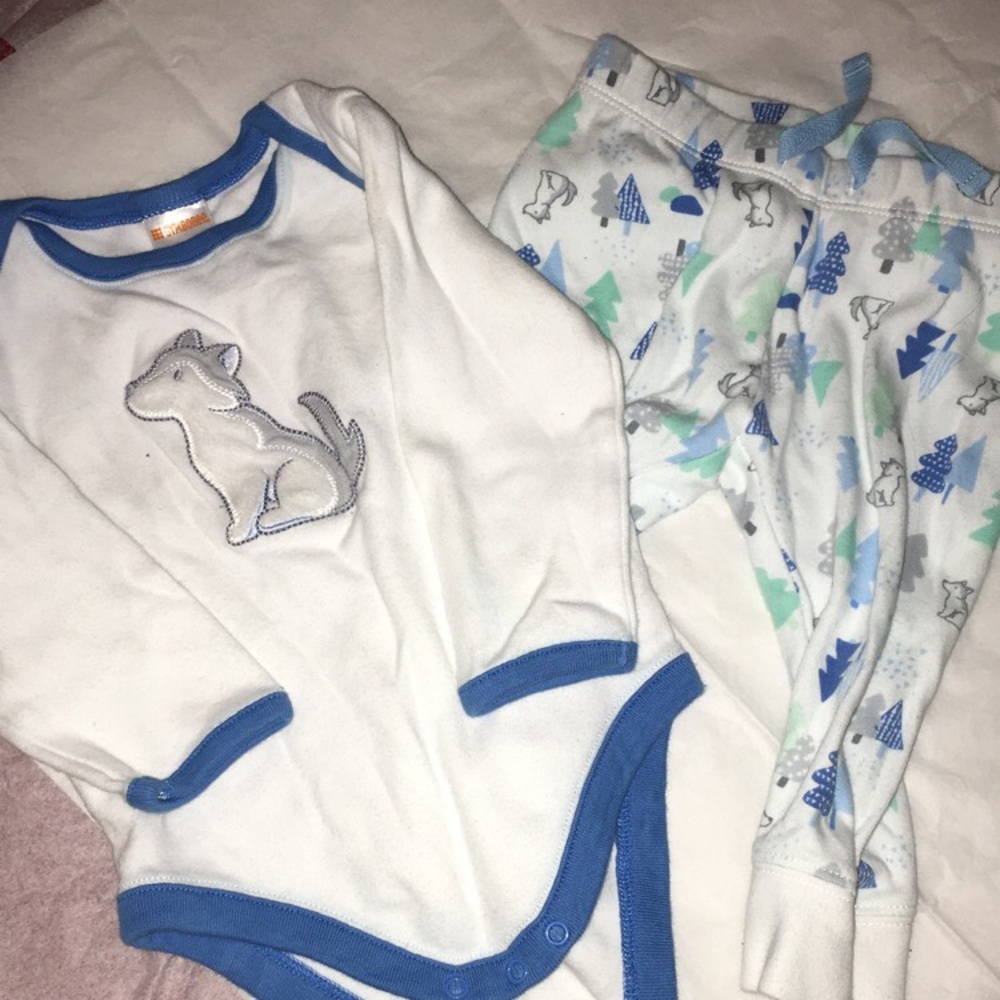 Gymboree 2 pc adorable wolf outfit